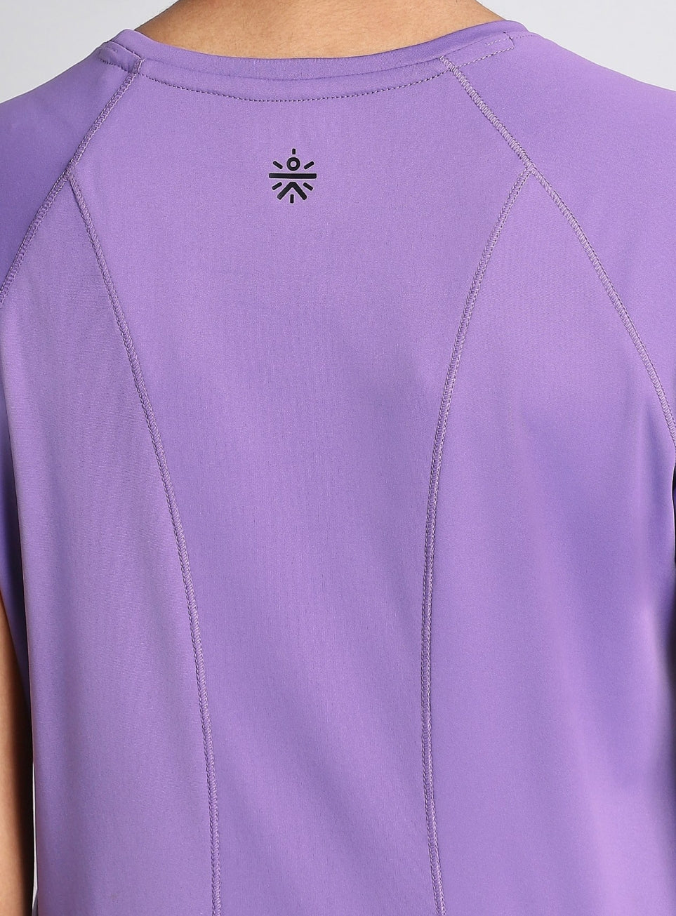 Women's Purple Mesh Contour Training T-shirt