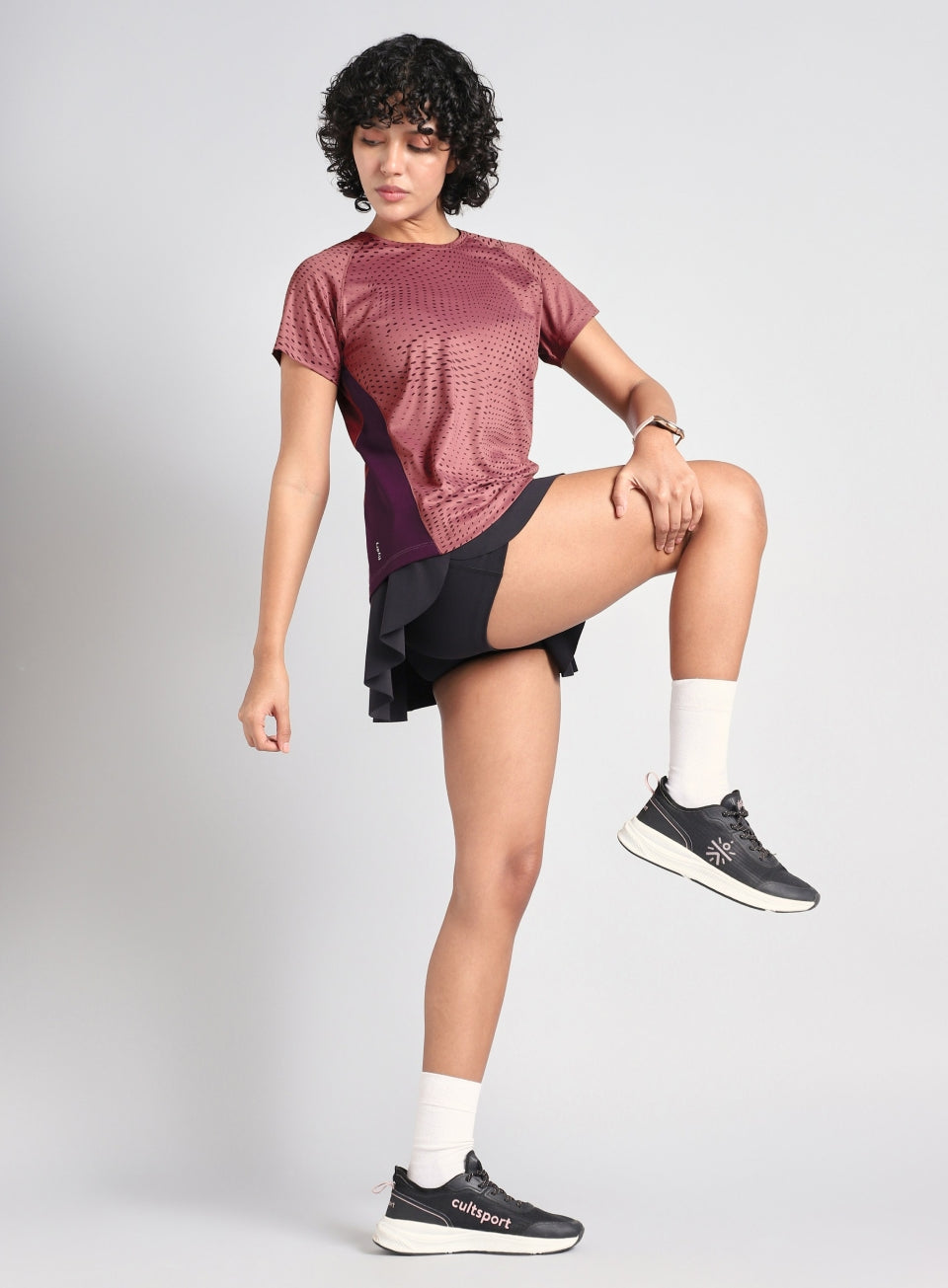 Women's Red Dynamic Move Training T-shirt