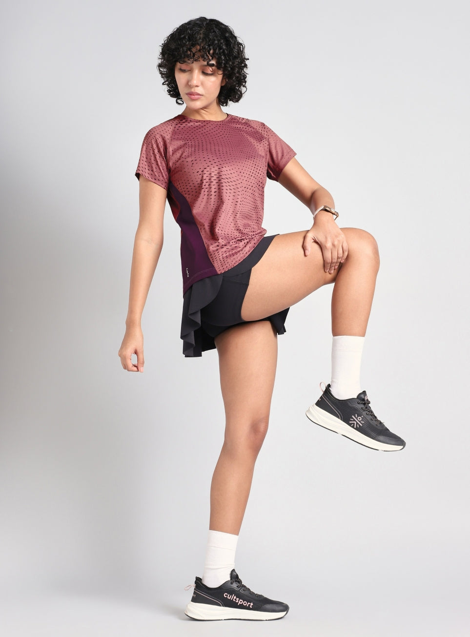 Women's Red Dynamic Move Training T-shirt