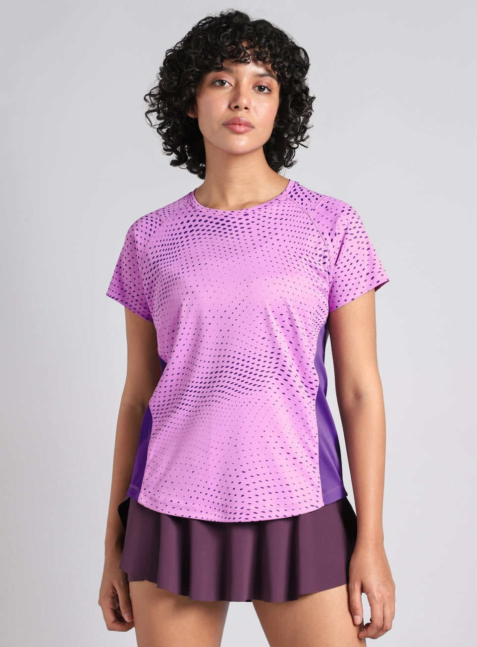 Women's Purple Dynamic Move Training T-shirt