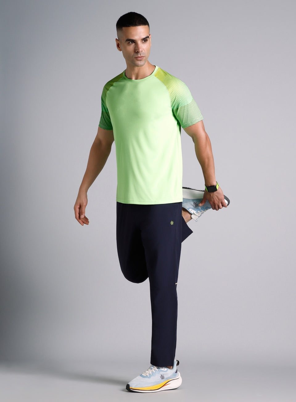 Men's Lime Pop Up Training Essential T-shirt