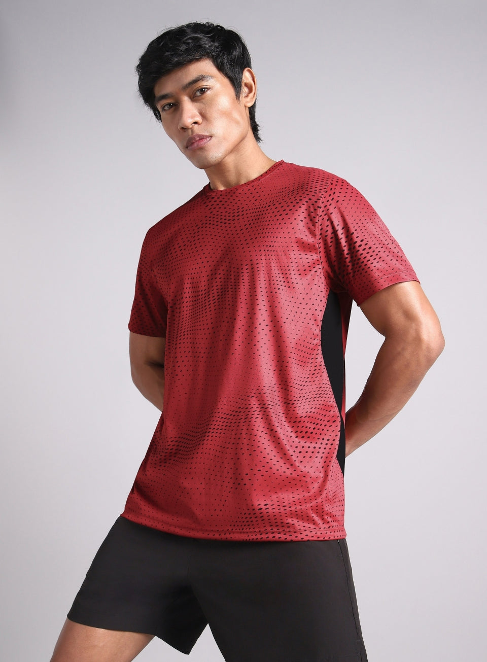 Men's Red Dynamic Move Training T-shirt