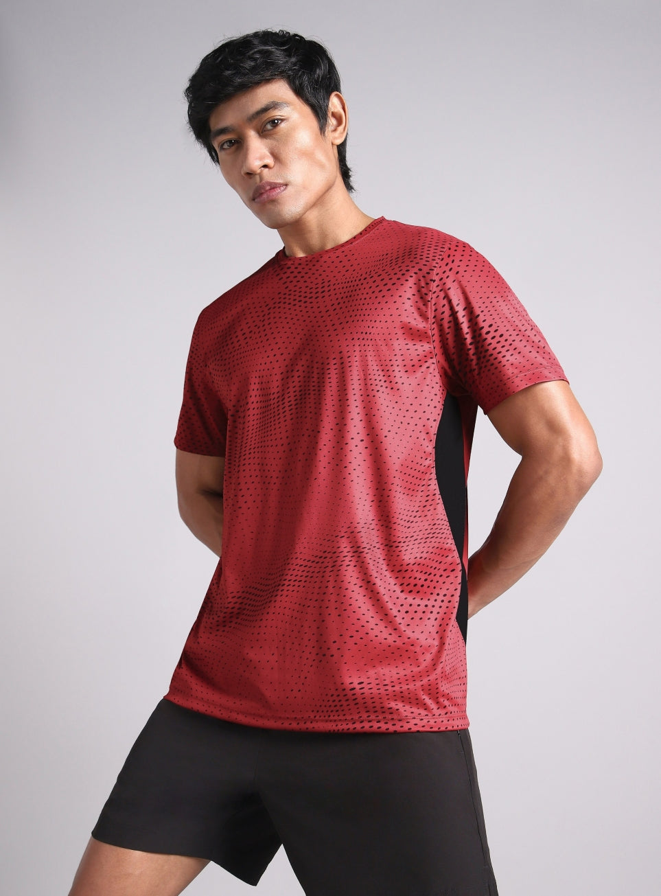 Men's Red Dynamic Move Training T-shirt