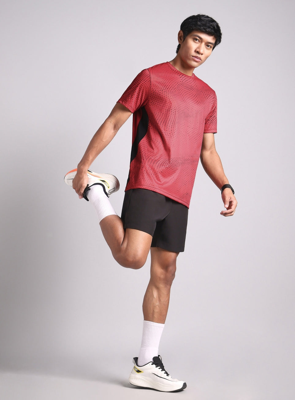 Men's Red Dynamic Move Training T-shirt