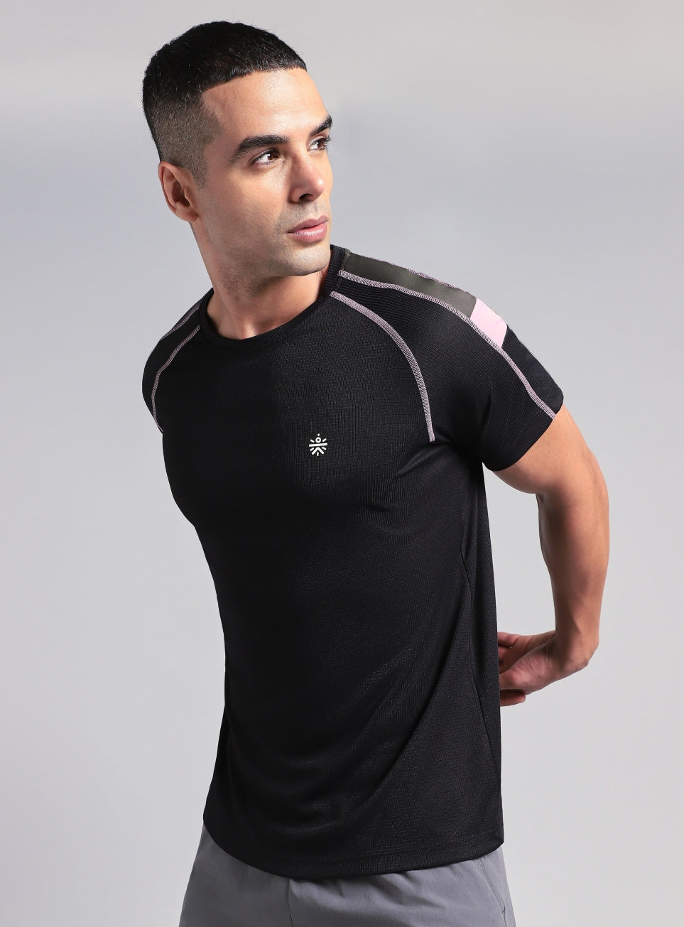 Men's All Format Black High Performance T-Shirt