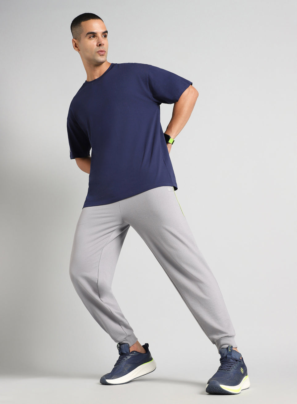 Men's Grey Edge Line Training Joggers