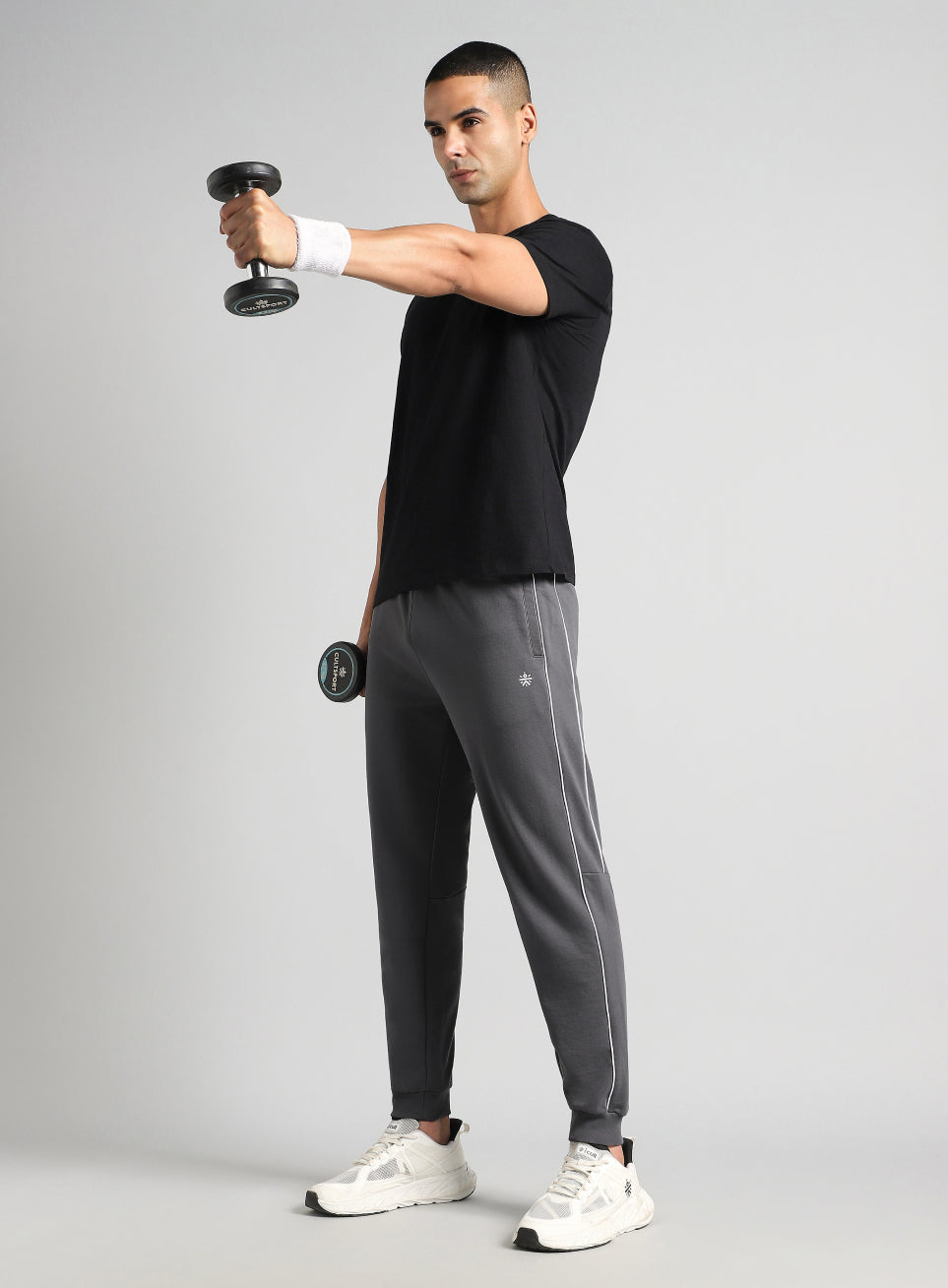 Men's Dark Grey Sculpt Training Joggers