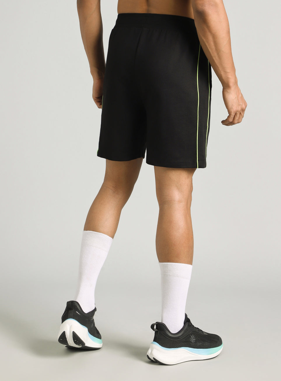 Men's Black Edge Line Training Shorts