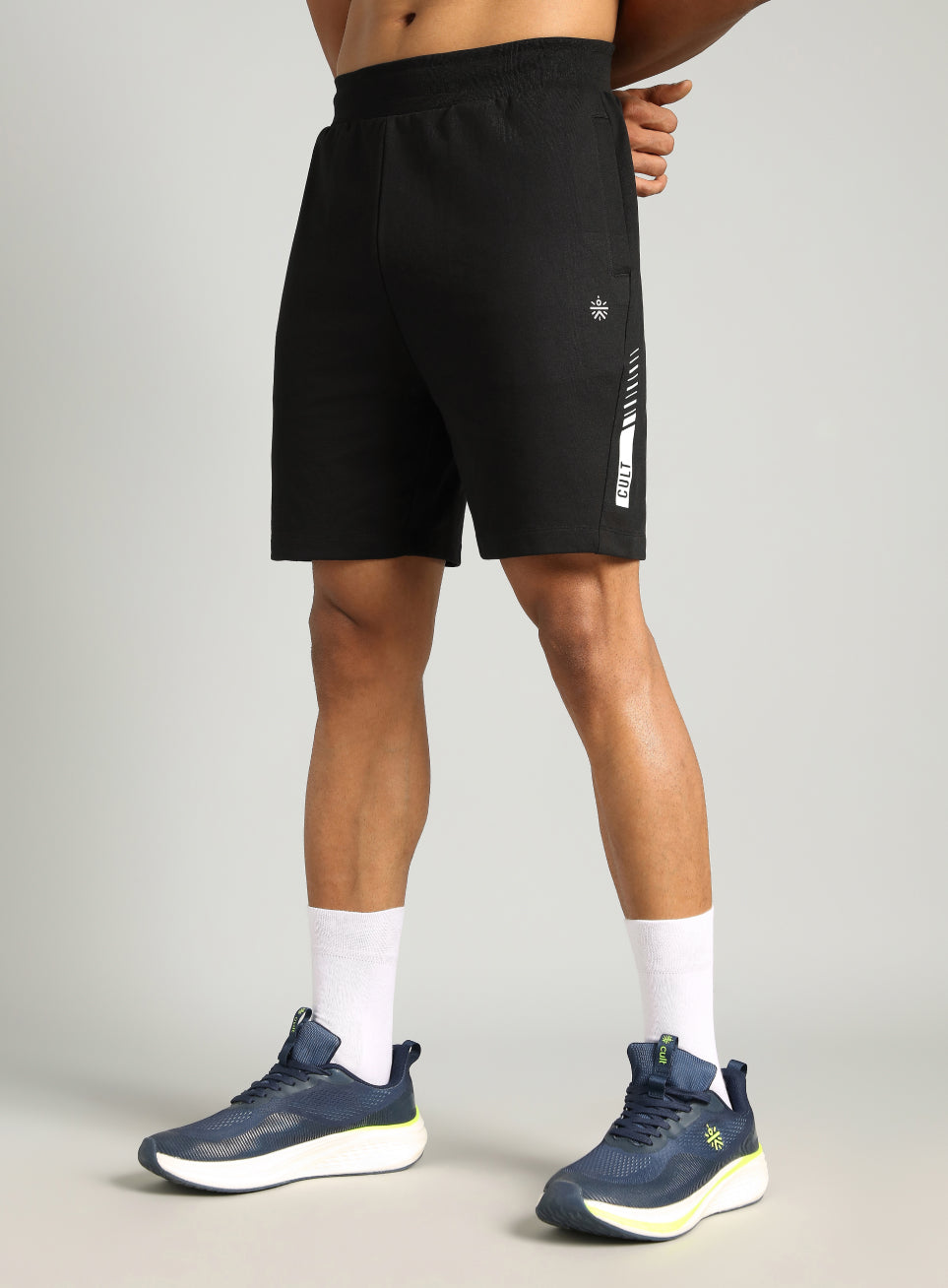 Men's Black Cult Power-Up Training Shorts