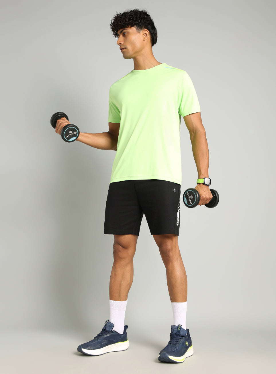 Men's Black Cult Power-Up Training Shorts