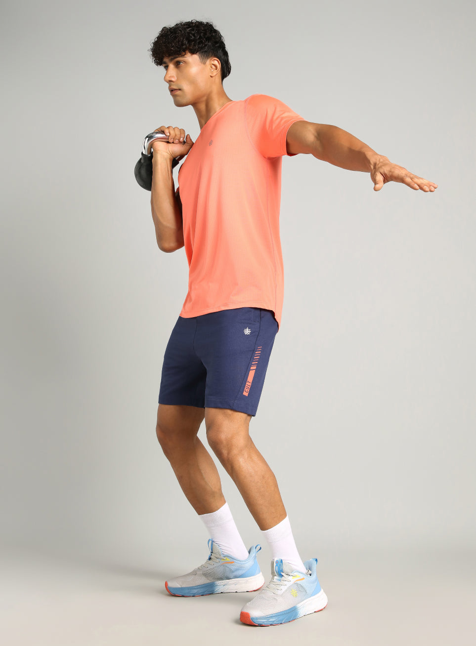 Men's Navy Cult Power-Up Training Shorts