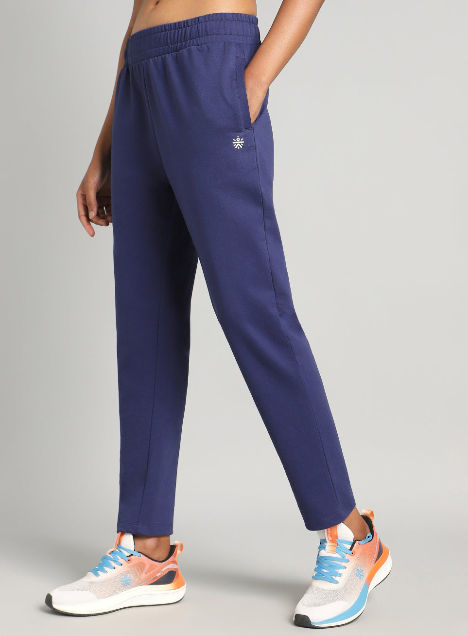 Women's Blue Move Easy Training Trackpants