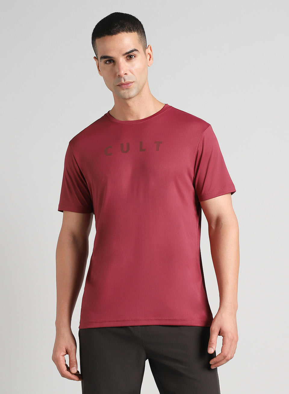 Men's Maroon All Day Training T-shirt