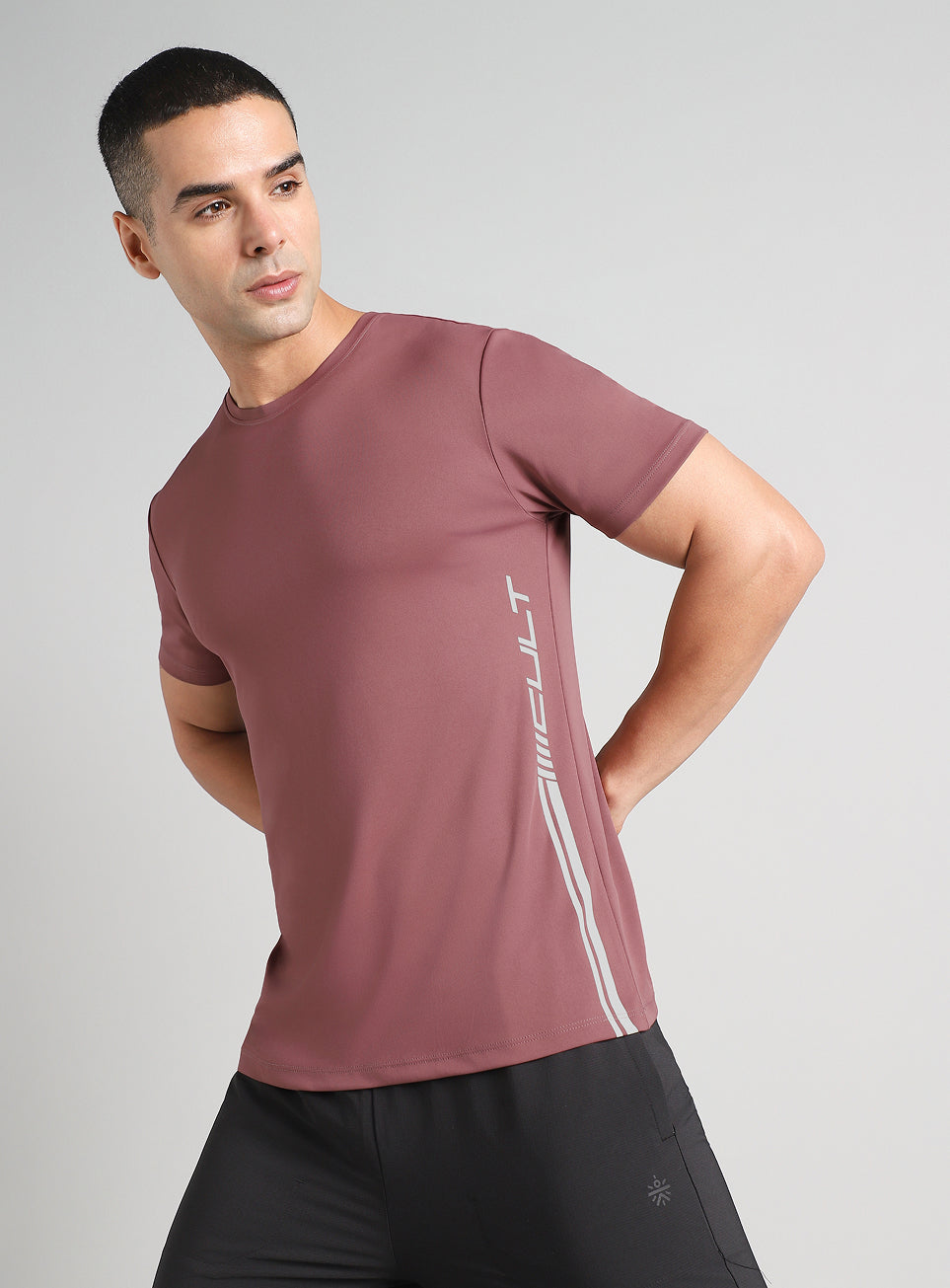 Men's Red Warm Up Training T-shirt