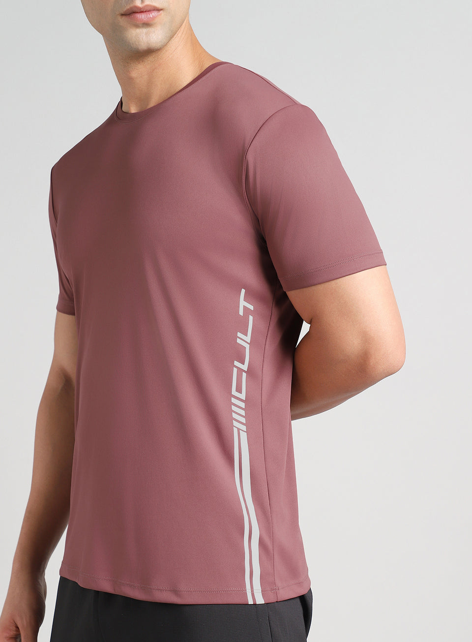 Men's Red Warm Up Training T-shirt