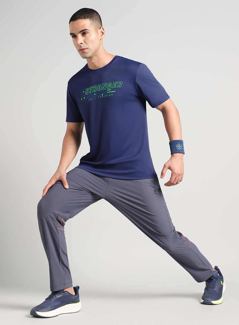 Men's Navy Train Stronger T-shirt