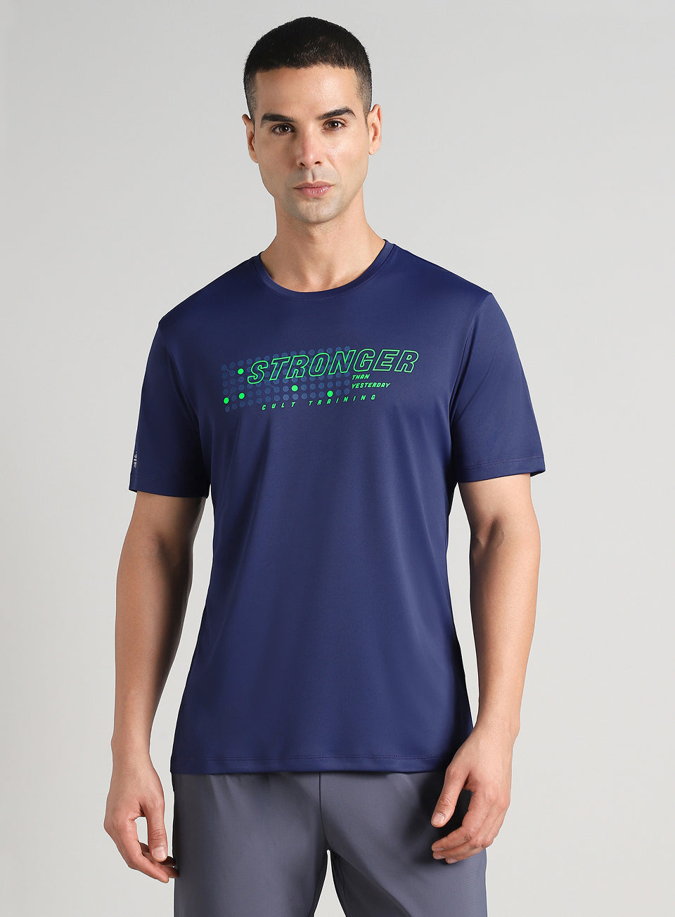 Men's Navy Train Stronger T-shirt