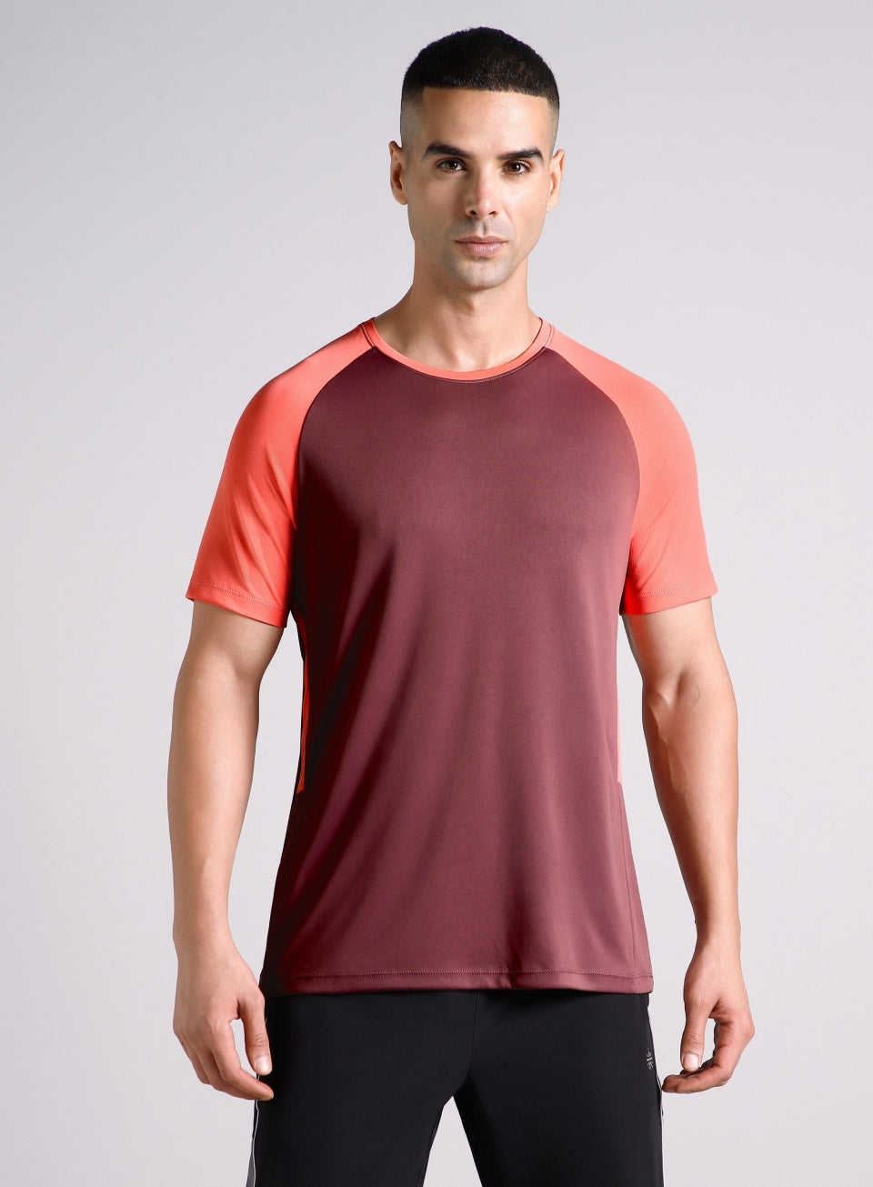 Men's Maroon Power Up Training T-shirt