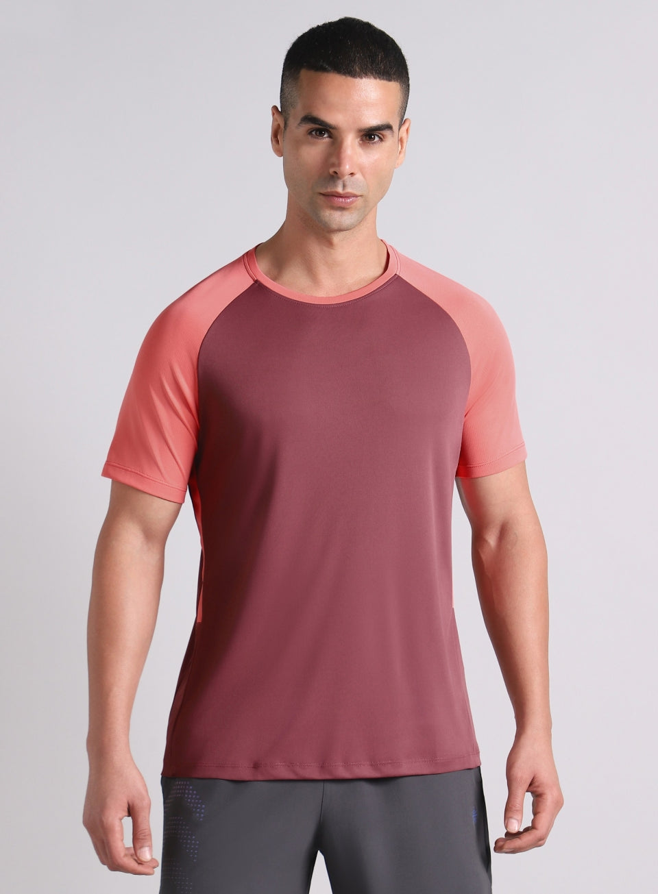 Men's Maroon Power Up Training T-shirt