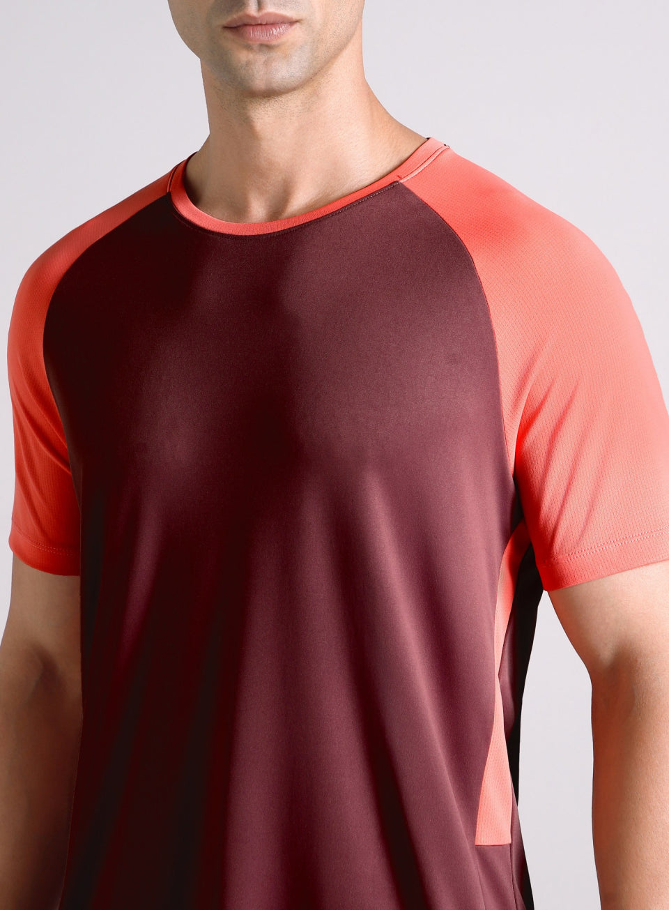 Men's Maroon Power Up Training T-shirt
