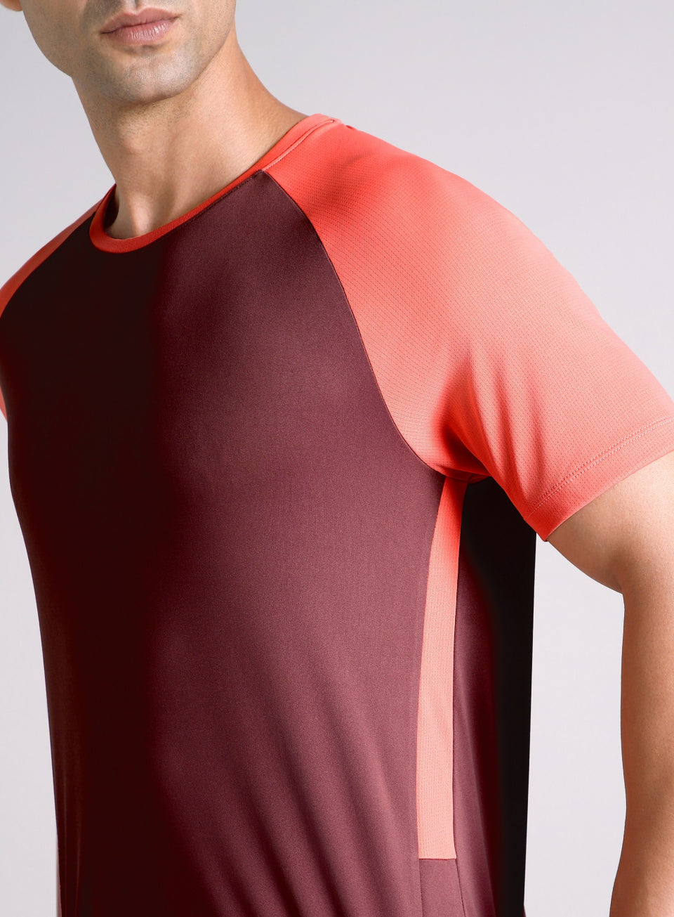 Men's Maroon Power Up Training T-shirt