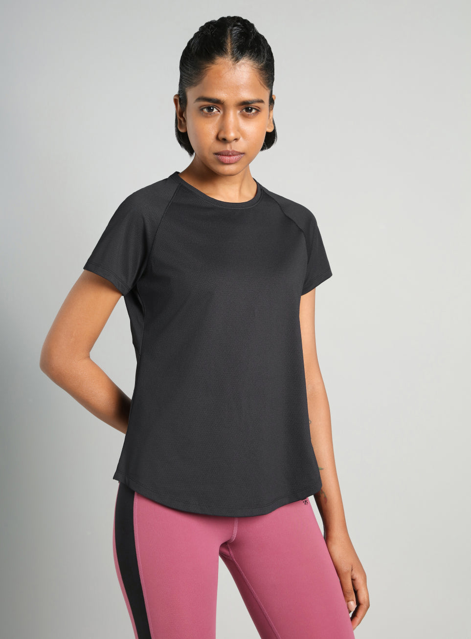 Women's Black Flow HIIT Top