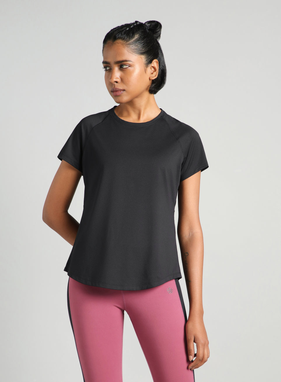 Women's Black Flow HIIT Top