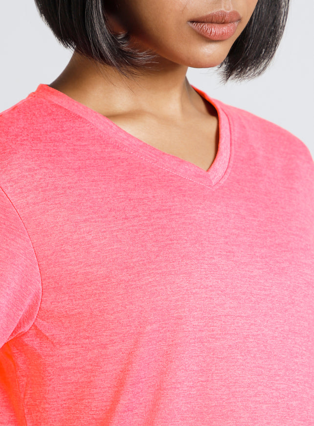 Women's Pink Cult Ulitmate Training COMFORtech™ V-Neck T-shirt