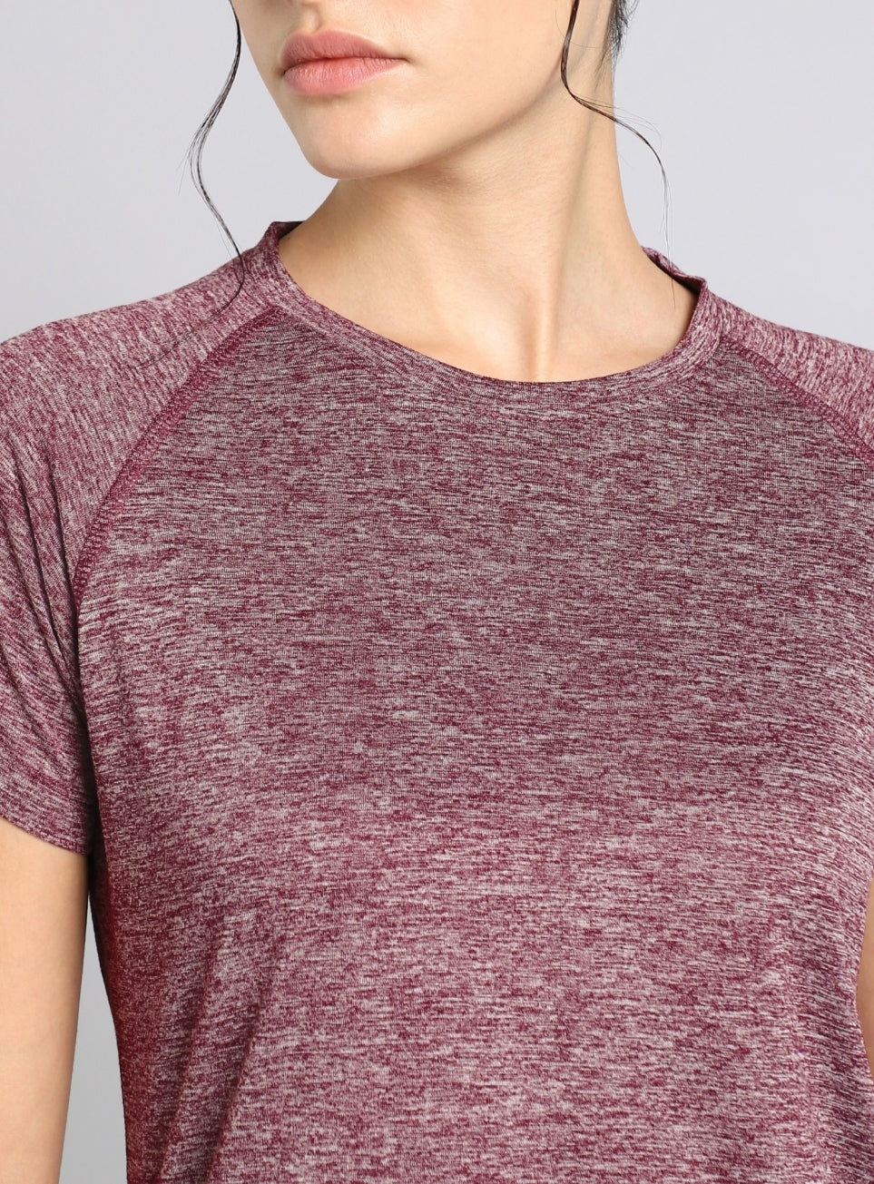 Women's Muscle Flex Purple COMFORtech T-shirt