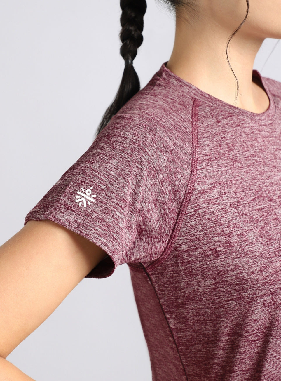 Women's Muscle Flex Purple COMFORtech T-shirt
