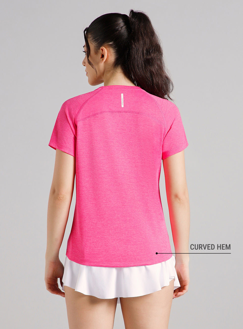 Women's Muscle Flex Pink COMFORtech T-shirt