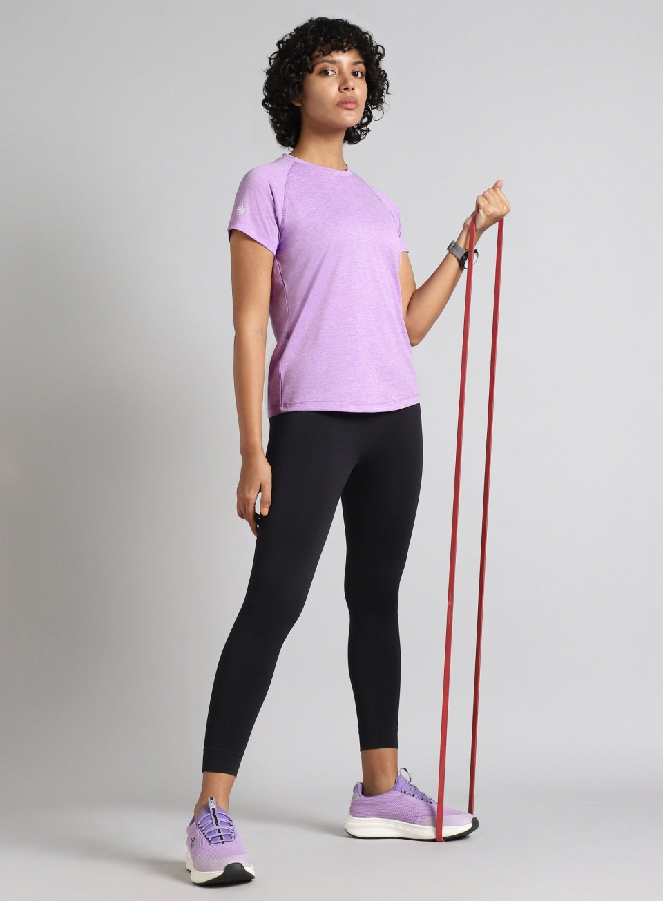 Women's Muscle Flex Purple COMFORtech T-shirt