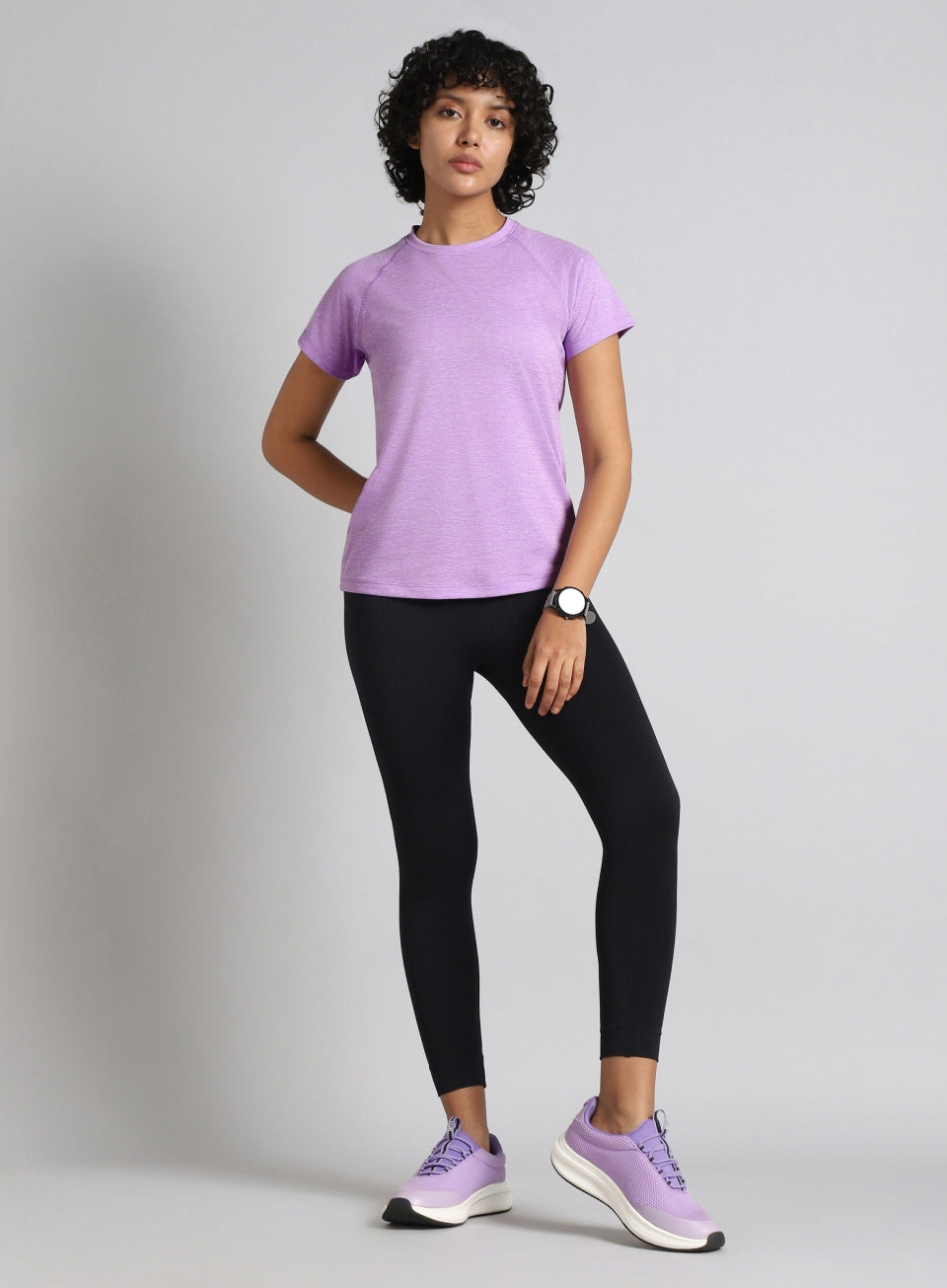 Women's Muscle Flex Purple COMFORtech T-shirt