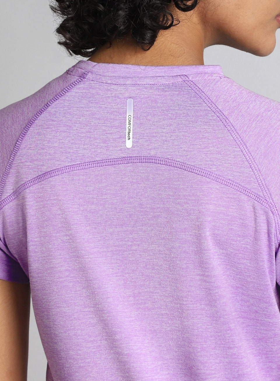 Women's Muscle Flex Purple COMFORtech T-shirt