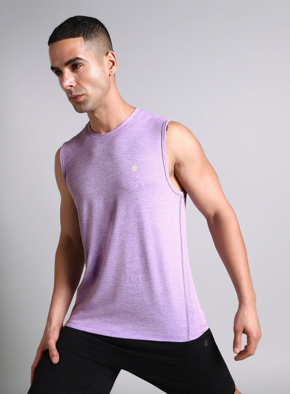 Men's Purple Training Essential COMFORtech Tank