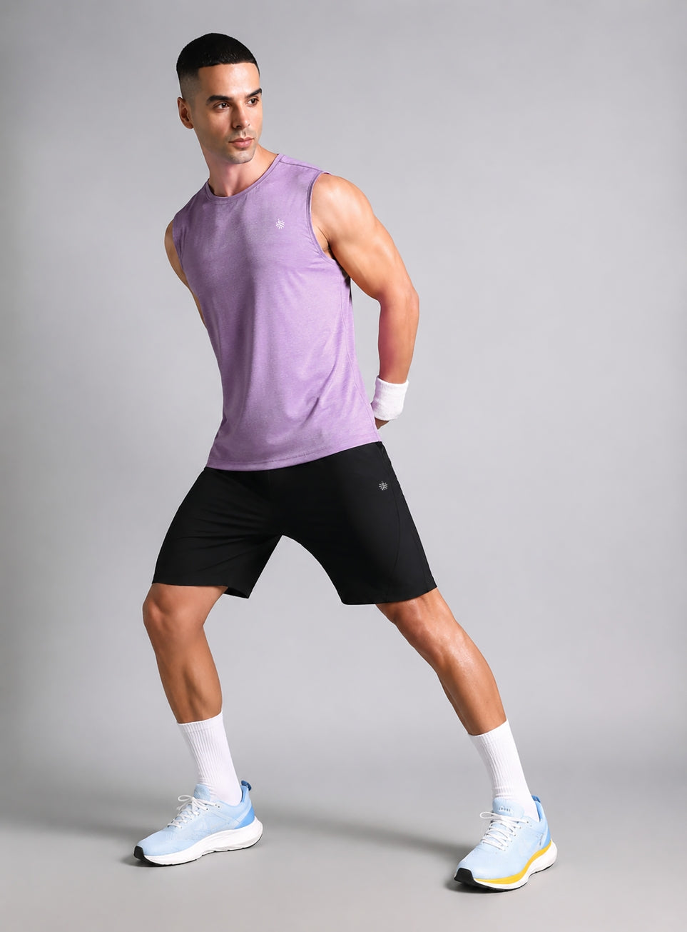 Men's Purple Training Essential COMFORtech Tank
