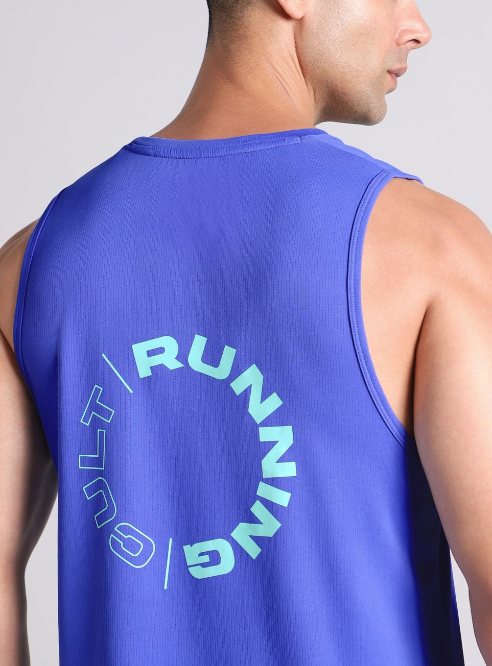 Men's Blue Running Pro Tank