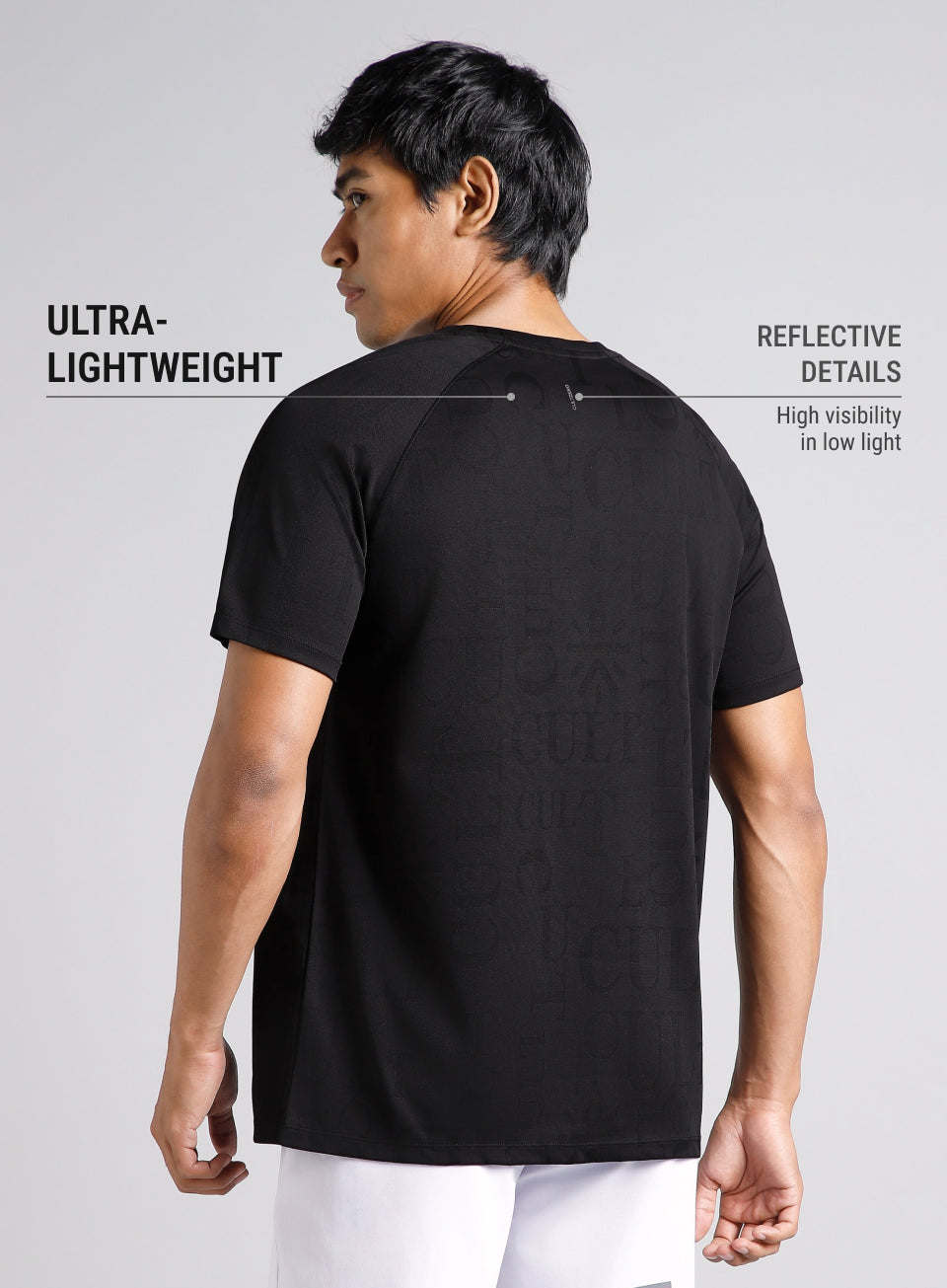 Men's Black CULT ZERO Run Tee