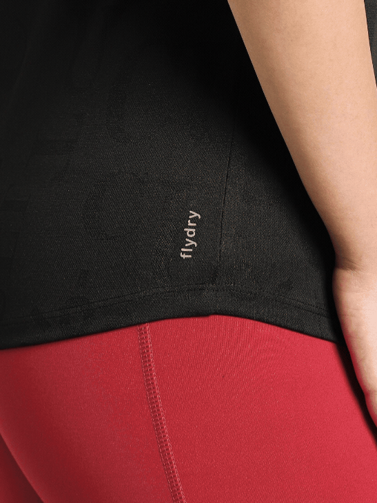 Women's Black CULT ZERO Knit Tech Running T-shirt