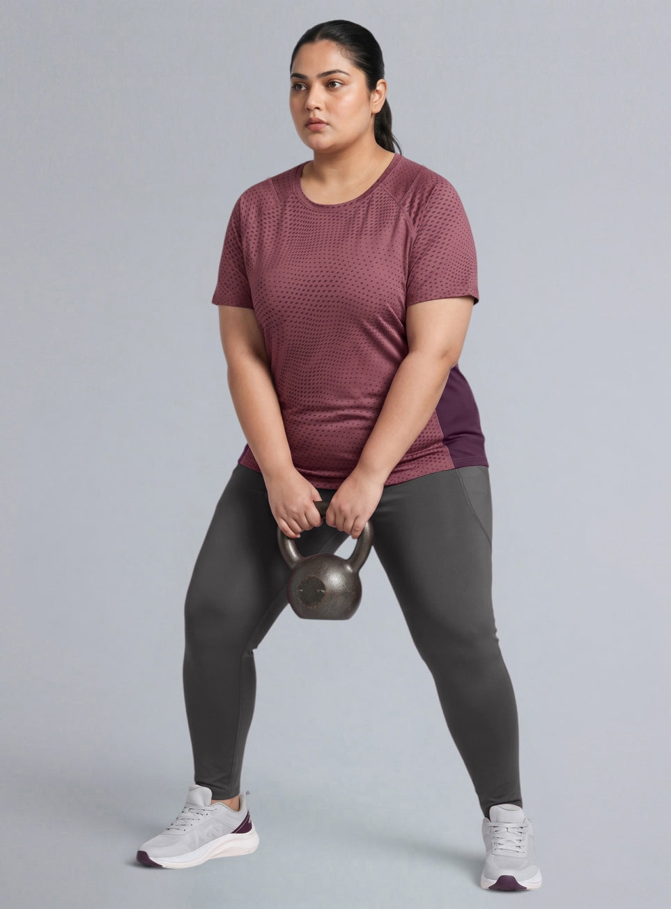 Women's Rust Dynamic Move Training Plus size T-shirt