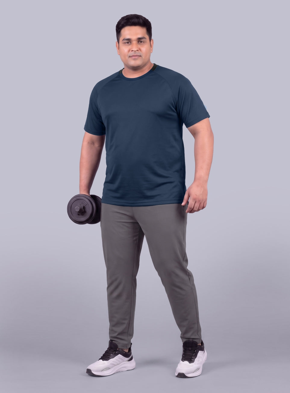 Men's Navy Ultra Runner's Technical Knit Plus Size T-shirt