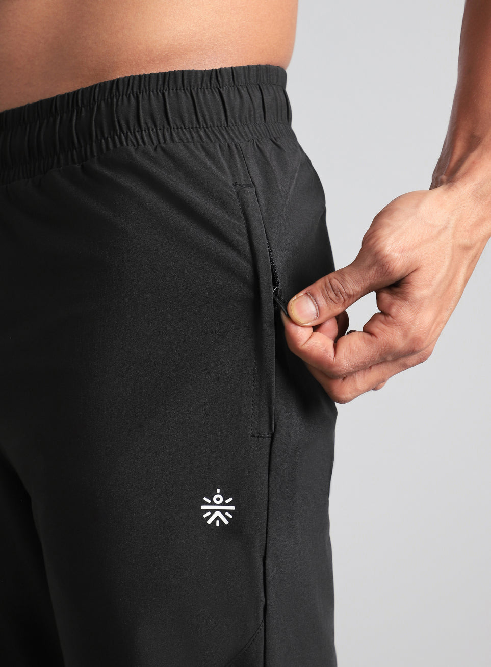 Men's Black Core Sculpt Trackpants