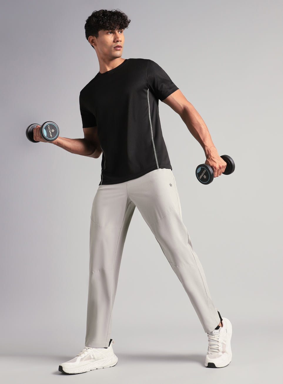 Men's Grey Core Sculpt Trackpants