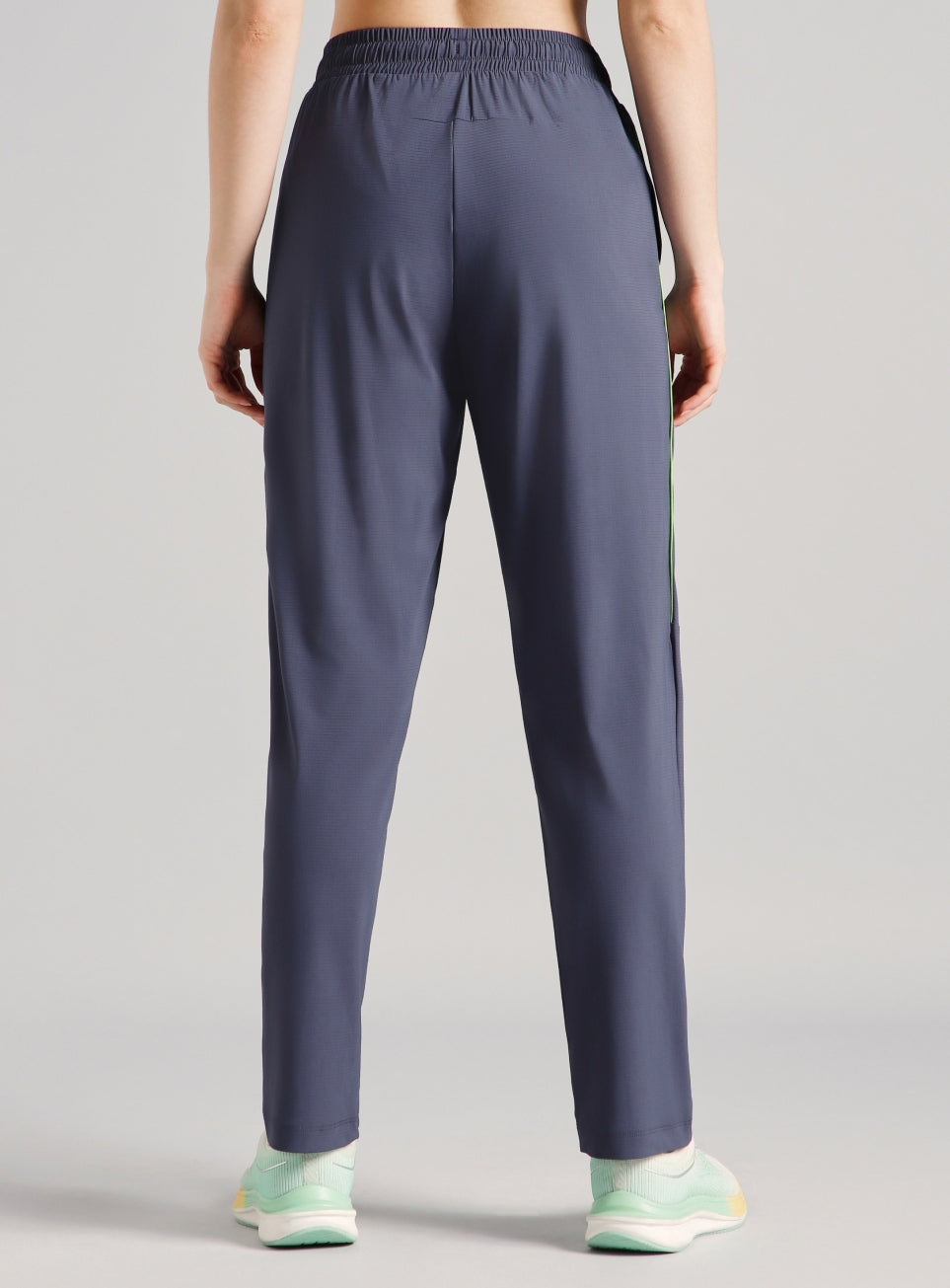 Women's Grey Power Pop Training Trackpants
