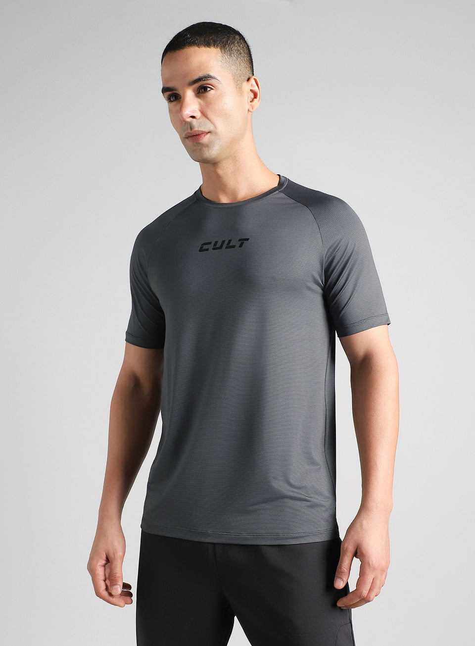 Men's Grey Ultra Man Training T-shirt
