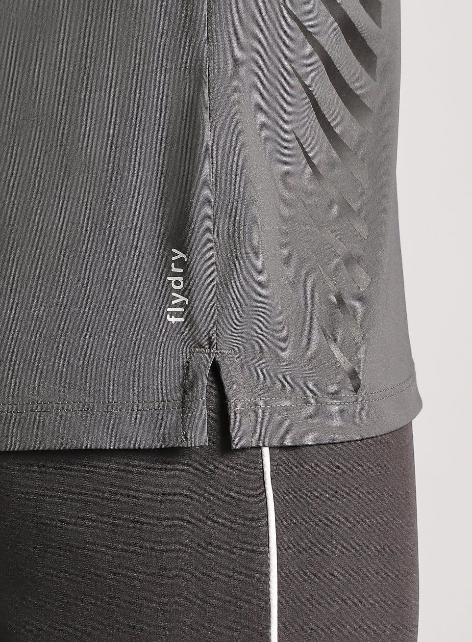 Men's Dark Grey Contour Vent Training T-Shirt