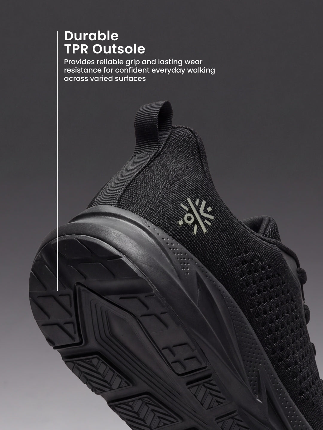 cult Men's Softcruise Walking Shoes - Black