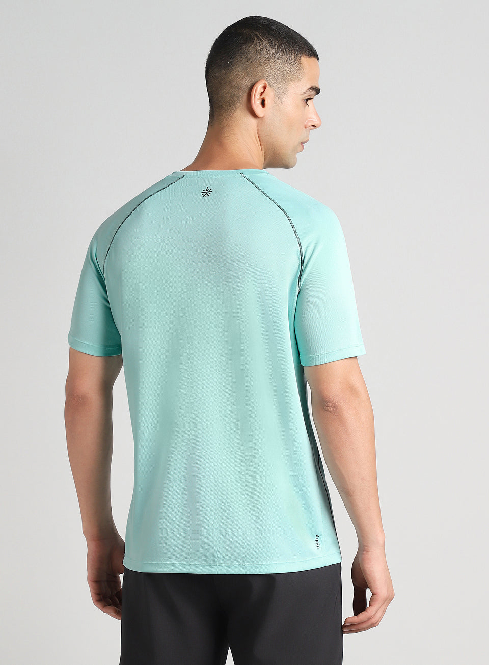 Men's Turquoise Everyday Workout Train T-shirt
