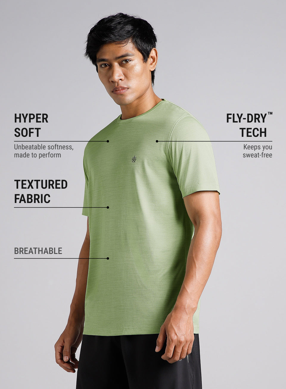 Men's Green All Format Training Pro T-shirt