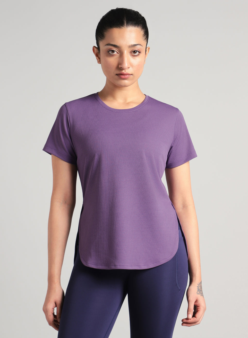 Women's Purple Core Training Longline T-shirt